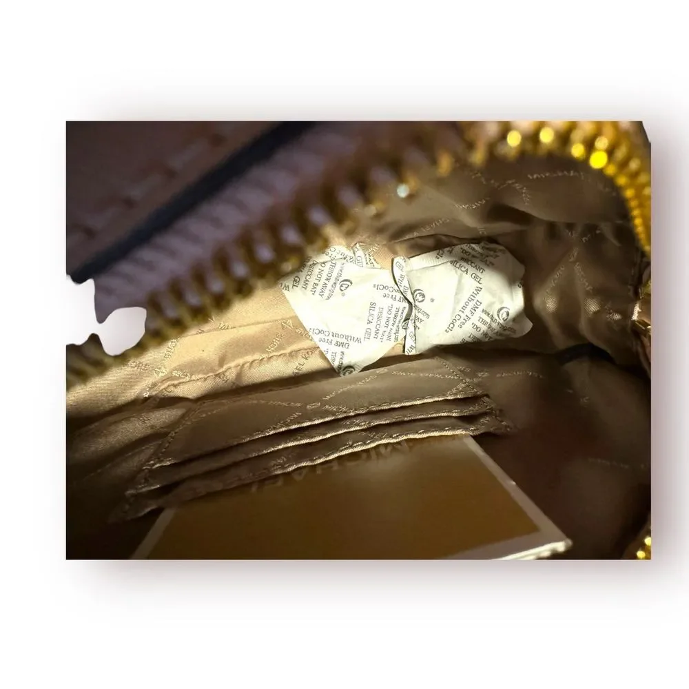 Michael Kors Leather Oval‎ Crossbody Jet Set Travel Blush Pink - Picture 8 of 8